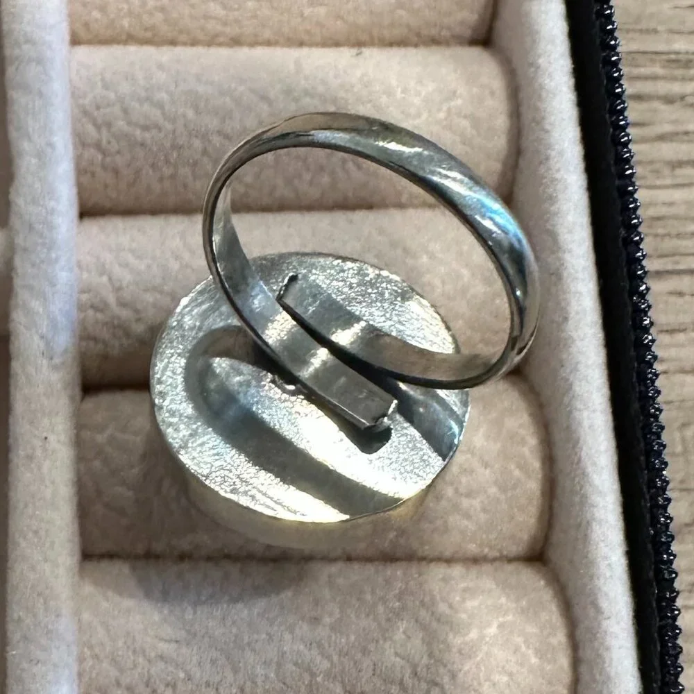 Genuine Turquoise Ring - Picture 2 of 3
